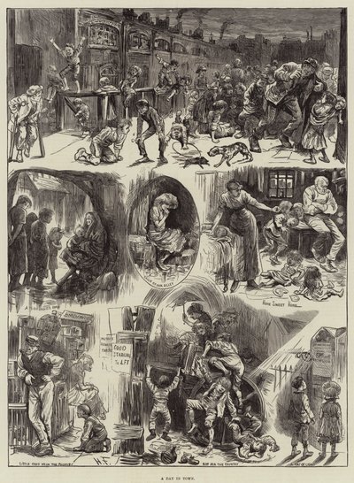 Une journée en ville - Harry Furniss